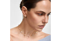  Fairy Dust - Gliederketten - Silber / 14kt GP - Perle - 45cm